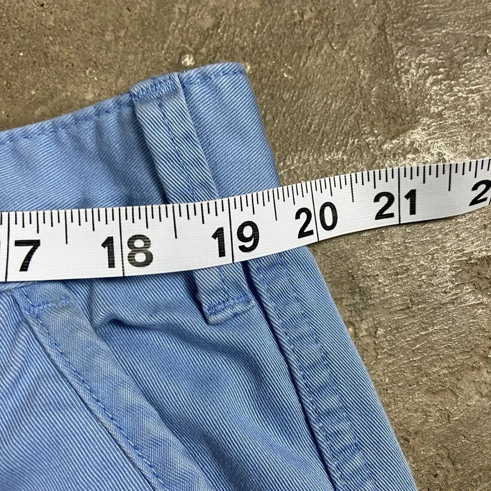 Polo Ralph Lauren Chino Shorts Size 38 Blue Relaxed Fit Pony Logo Casual Wear